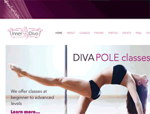 Tablet Screenshot of innerdivastudios.com